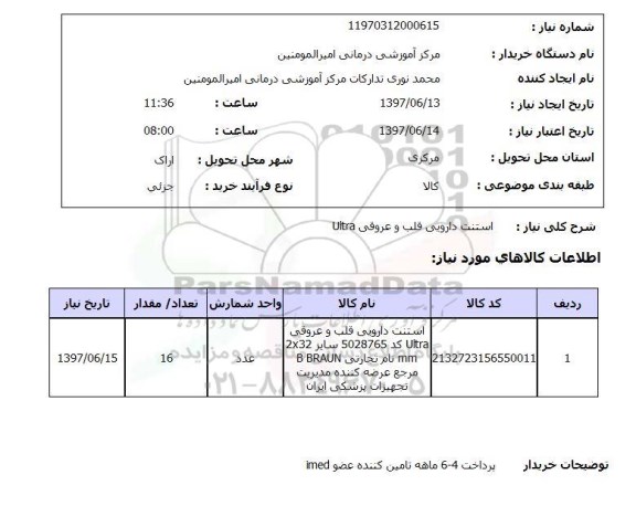 استعلام, استعلام استنت دارویی