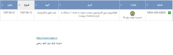 استعلام بهاء, استعلام فلوکامپیوتر برای کالیبراسیون سوخت مازوت 