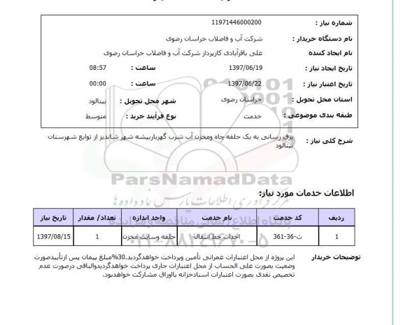 استعلام,برق رسانی