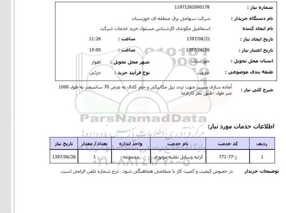 استعلام,آماده سازی مسیر