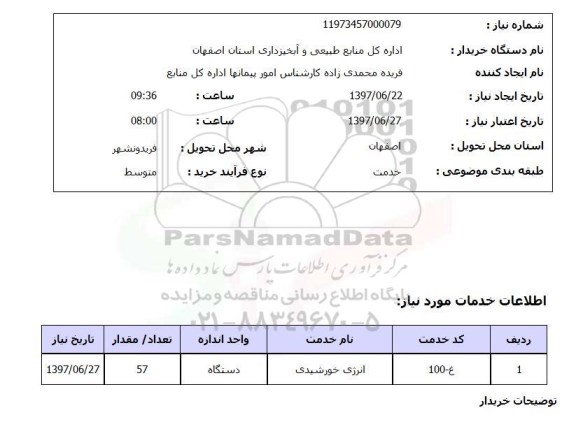 استعلام, ​انرژی خورشیدی 