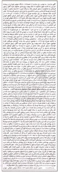 مزایده,مزایده ملک به پلاک ثبتی 85/8301 بخش یازده تهران