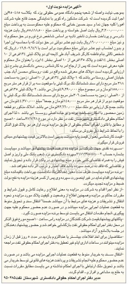 مزایده,مزایده زمین مساحت 318 مترمربع
