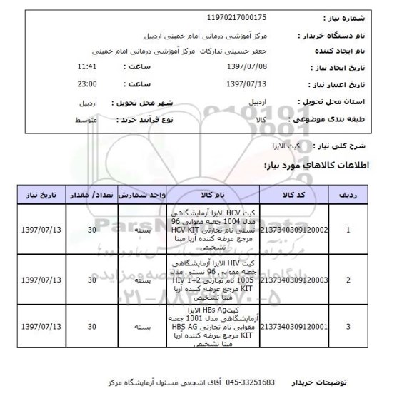 استعلام, کیت الایزا 