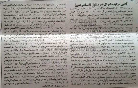 مزایده، مزایده آپارتمان مساحت 79.15 مترمربع 