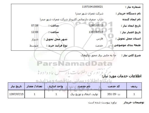 استعلام ,استعلام جا به جایی برق 