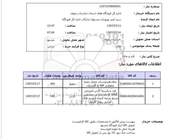 استعلام , استعلام قند ...