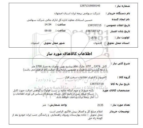 استعلام,استعلام کابل 