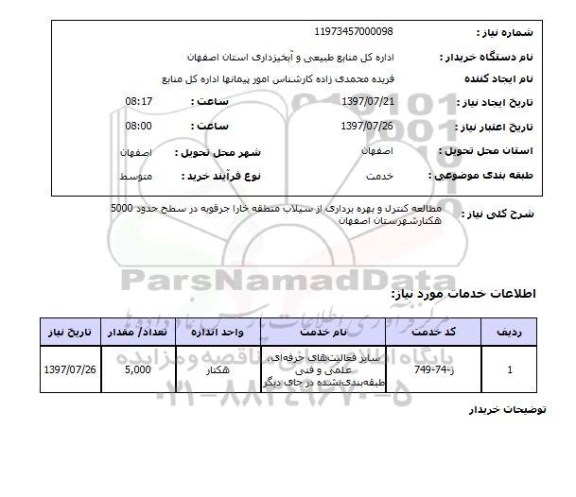 استعلام,استعلام فعالیت های حرفه ای