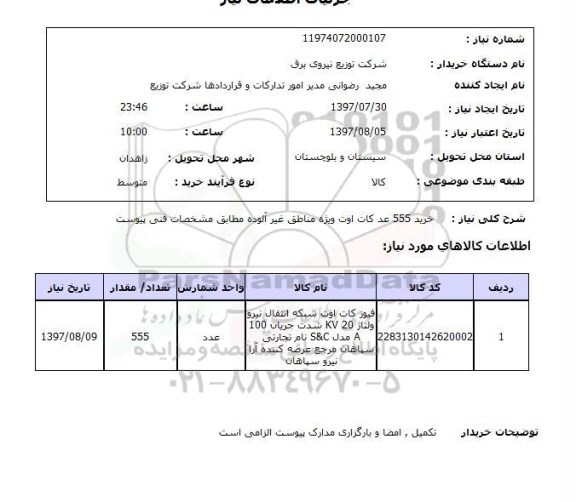 استعلام,استعلام کات اوت