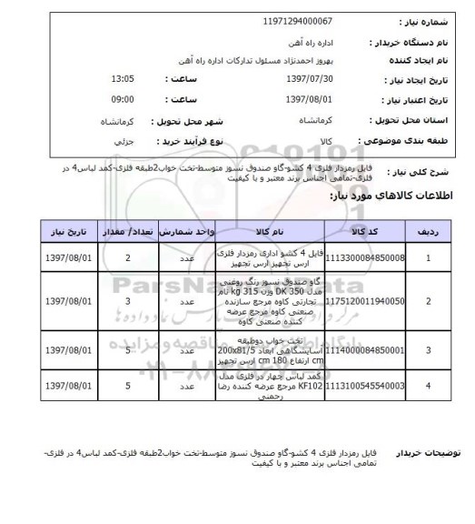 استعلام , استعلام فایل رمزدار فلزی 4 کشو ...