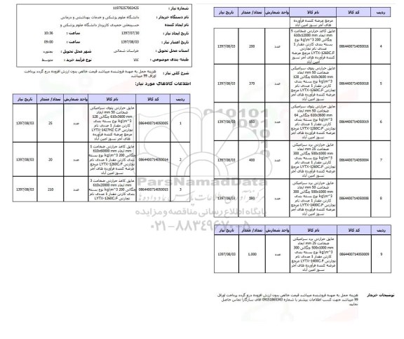 استعلام; استعلام عایق حرارتی ...