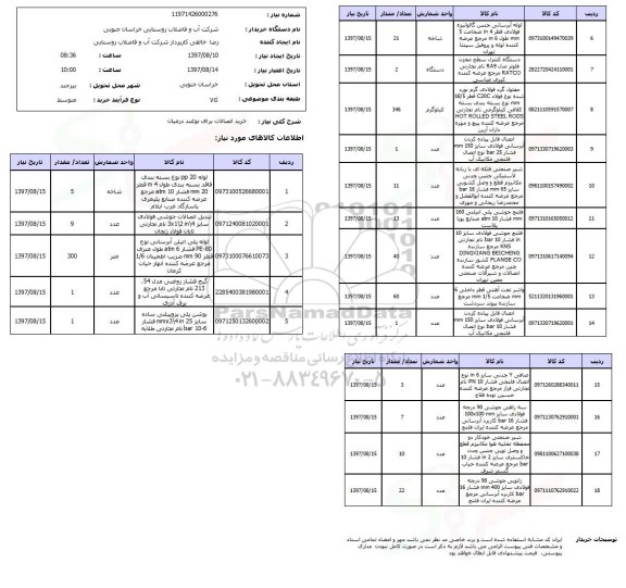 استعلام,استعلام خرید اتصالات 
