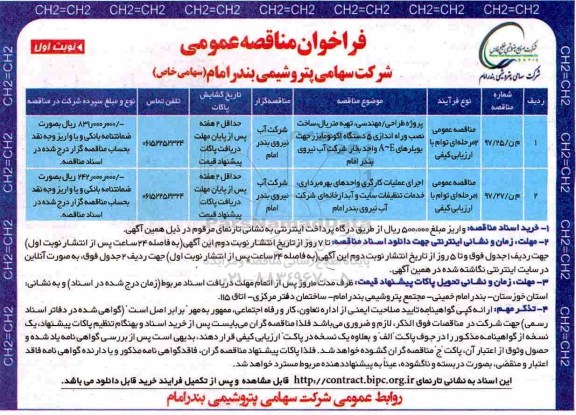 فراخوان مناقصه عمومی , مناقصه پروژه طراحی مهندسی ، تهیه، متریال ساخت نصب و راه اندازی 5 دستگاه اکونومایزر