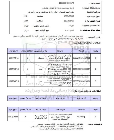 استعلام, استعلام تابلو چنج آور....