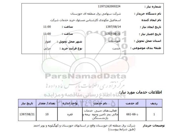 استعلام , استعلام فعالیت های جنبی خدمات مالی بجز تامین وجوه بیمه و بازنشستگی ...