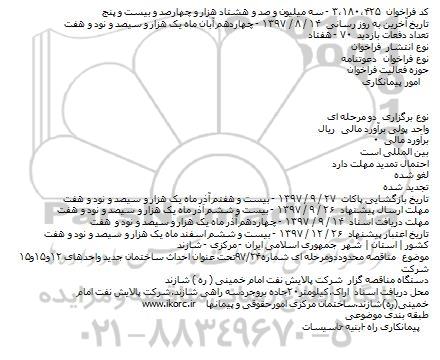 مناقصه ,مناقصه احداث ساختمان