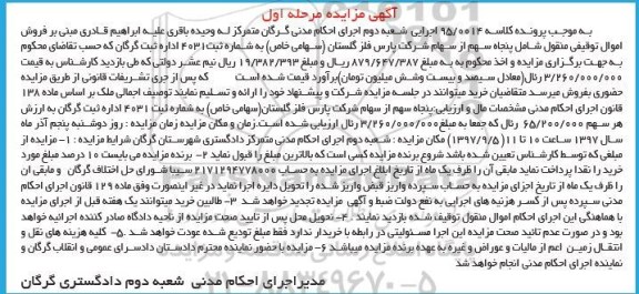 مزایده , مزایده سهام