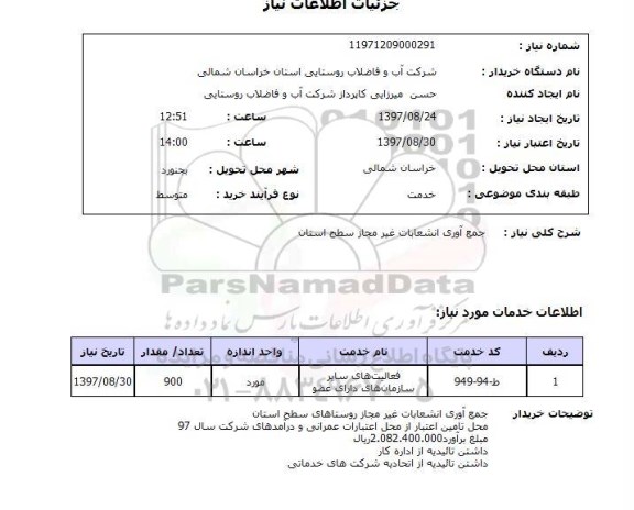 استعلام , استعلام جمع آوری انشعابات غیر مجاز ...