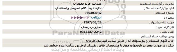 استعلام, استعلام اتصالات 