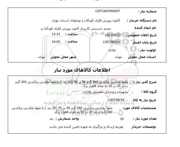 استعلام, مقوا نقاشی چکش