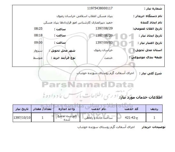 استعلام, اجرای آسفالت گرم 