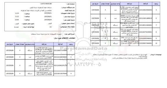 استعلام,سرور و مادربرد و ...