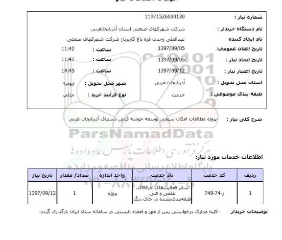استعلام,استعلام پروژه مطالعات امکان سنجی توسعه خوشه فرش دستباف آذربایجان غربی