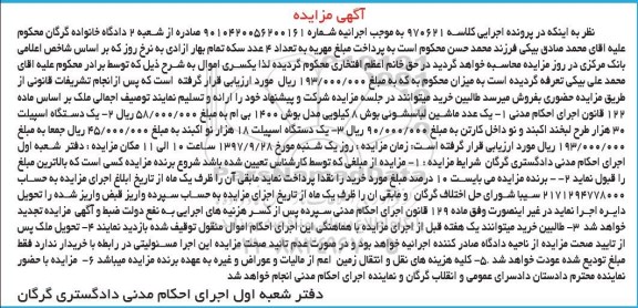 مزایده ,مزایده یک دستگاه اسپیلت و ...