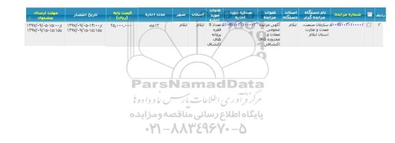 مزایده ,مزایده معادن و محدوده های اکتشافی