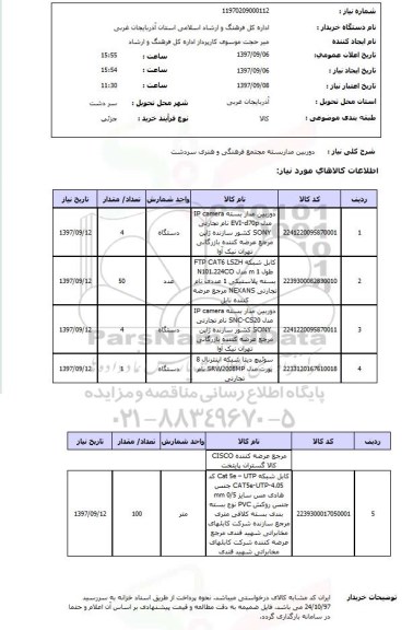 استعلام, دوربین مدار بسته 