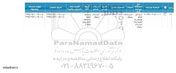 مزایده تانکر بنز