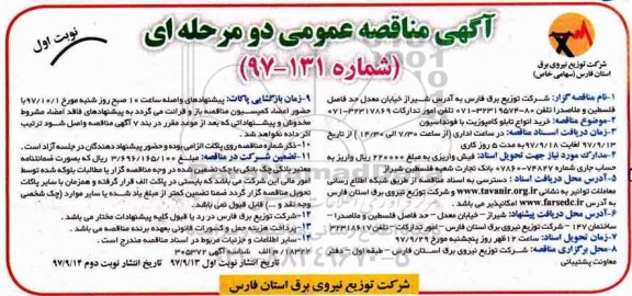 مناقصه ,مناقصه خرید انواع تابلو کامپوزیت 