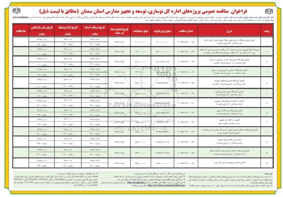 فراخوان ، فراخوان مناقصه خرید و اجرای ایزوگام ... 