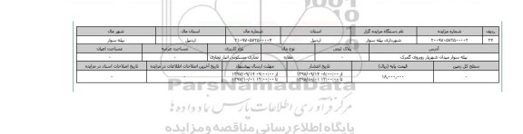 مزایده,مزایده مغازه تجاری مسکونی