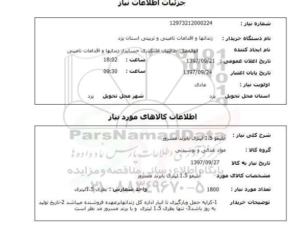 استعلام، استعلام آبلیمو
