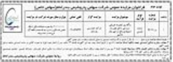مزایده, فراخوان مزایده واگذاری مجموعه تفریحی - ورزشی ساحل - نوبت دوم