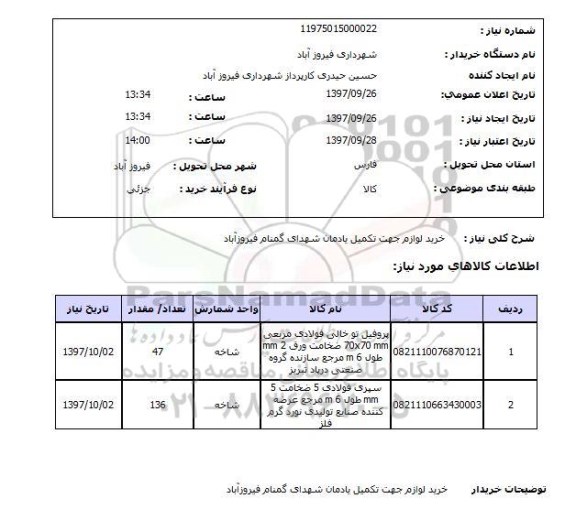 استعلام,خرید پروفیل و...