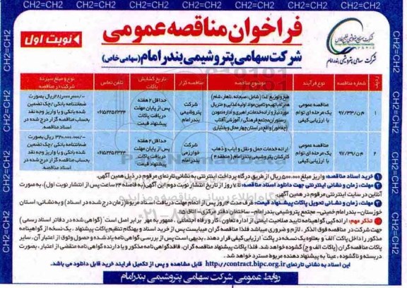فراخوان ، فراخوان طبخ و توزیع غذا  .... 