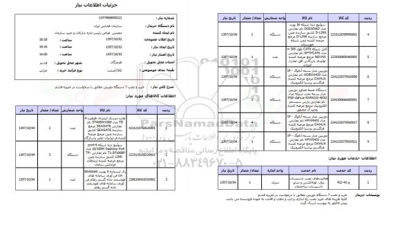 استعلام,استعلام خرید و نصب 7 دستگاه دوربین ...
