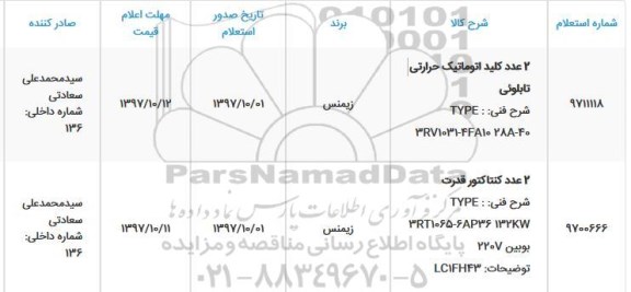 مزایده نانوایی