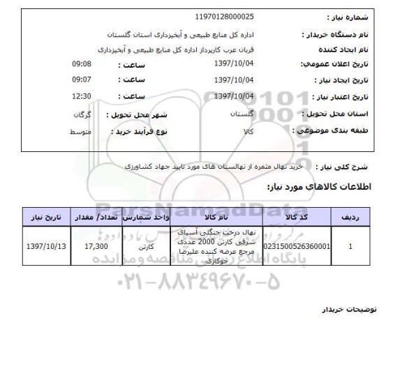 استعلام,استعلام خرید نهال مثمره از نهالستان ...