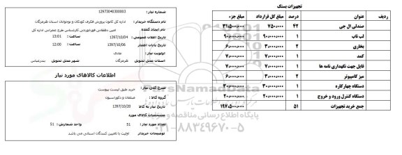 استعلام, استعلام صندلی ,لپ تاپ,و ....