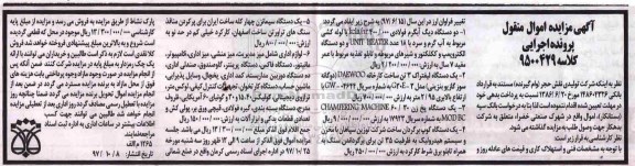 مزایده, مزایده دو دستگاه دیگ آبگرم فولادی- یک دستگاه لیفتراک و ...