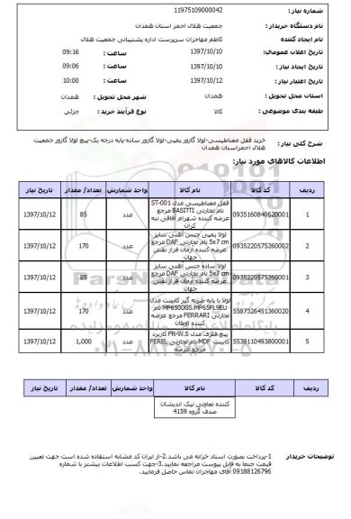 استعلام , استعلام خرید قفل مغناطیسی و...