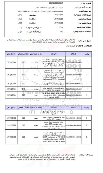 استعلام; استعلام صابون مایع، اسکاپ شستشو و ...