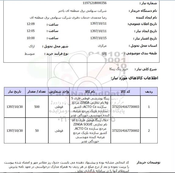 استعلام,خرید رنگ