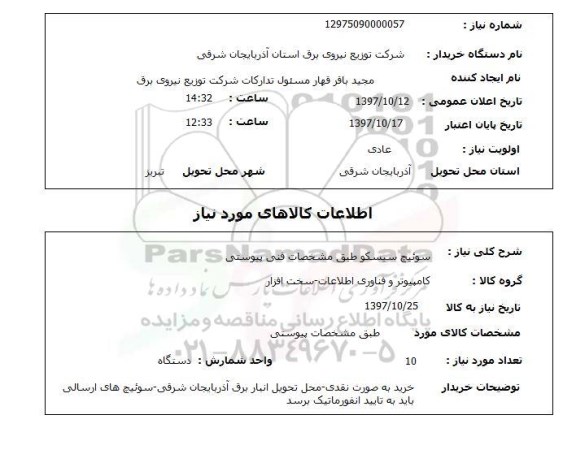 استعلام ,استعلام سوئیچ سیسکو 