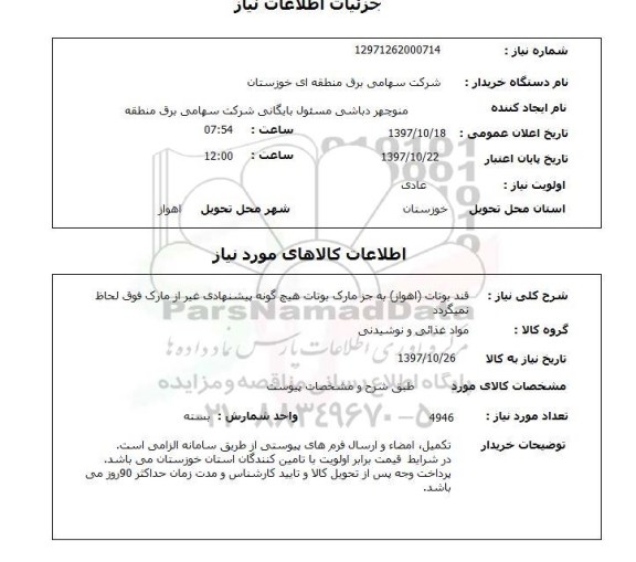 استعلام قند بوتات