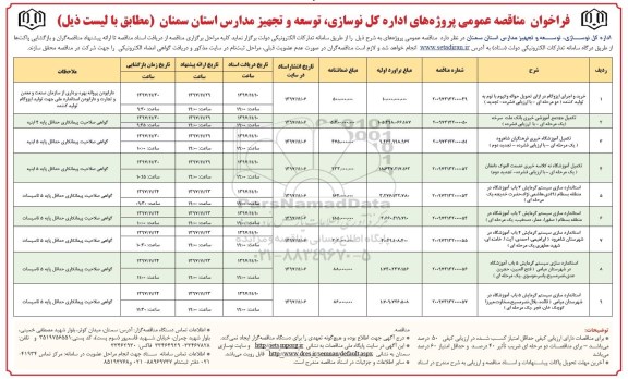 فراخوان ، فراخوان مناقصه خرید و اجرای ایزوگام ... 